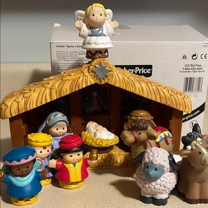 Fisher-Price Little People Christmas Play set EUC In Original Box Like New Cond.